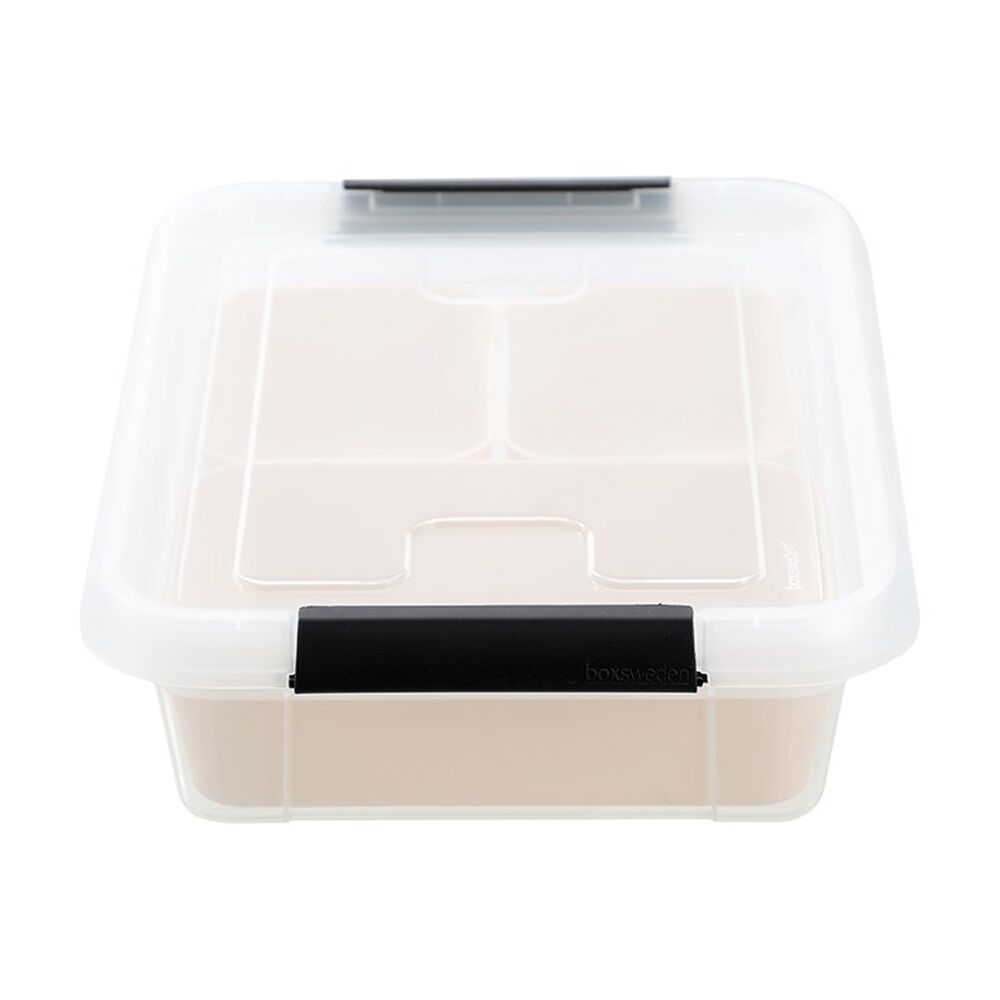 12PK Boxsweden Essentials Sort Box 2.7L Incl Trays Home Organisation Assorted