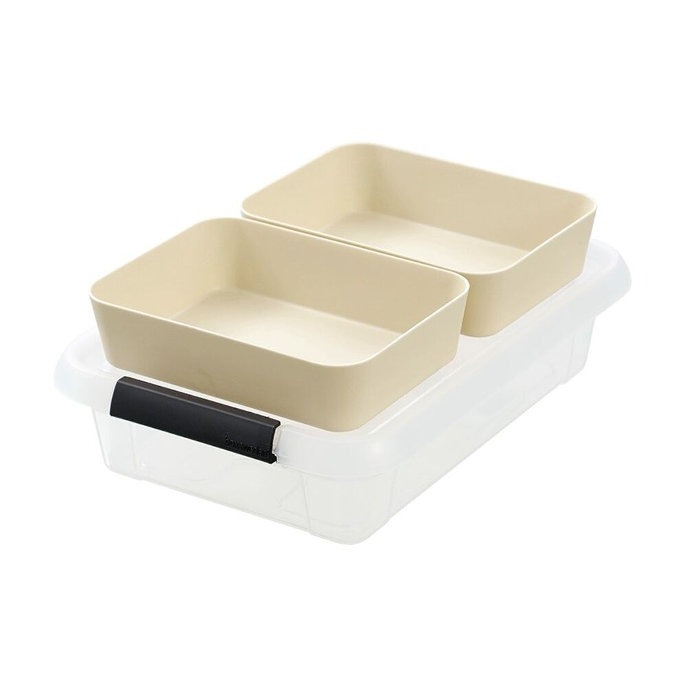 12PK Boxsweden Essentials Sort Box 2.7L Incl Trays Home Organisation Assorted