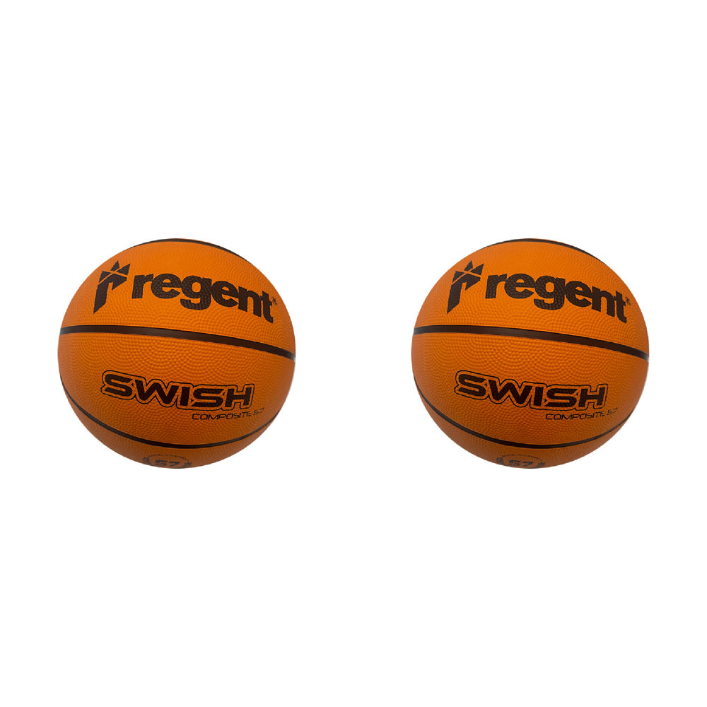 2PK Regent Swish Basketball Indoor/Outdoor Kids/Children Toy Orange Size 7