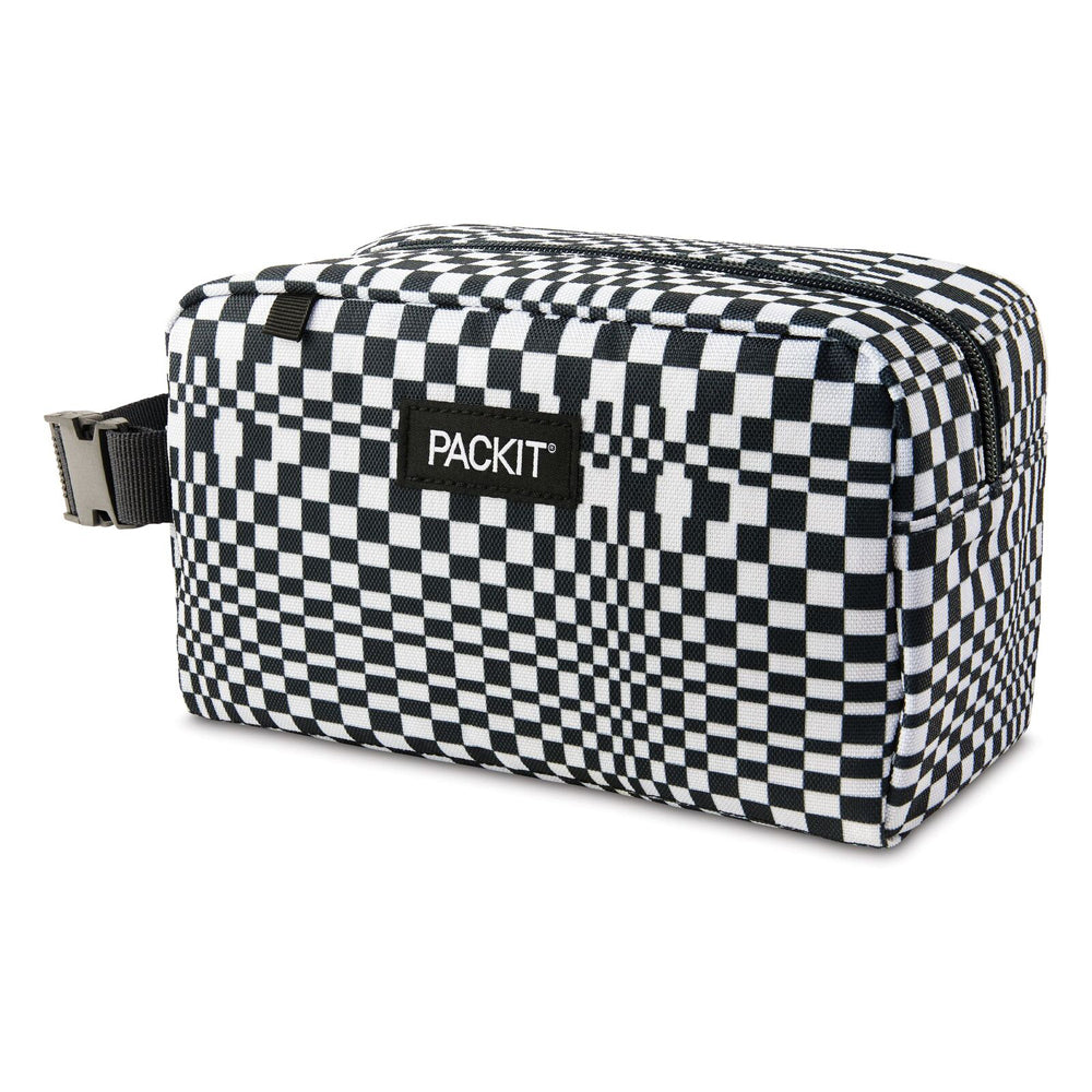 2PK PackIt Freezable Polycanvas Snack Box Bag 23cm - Checked Out