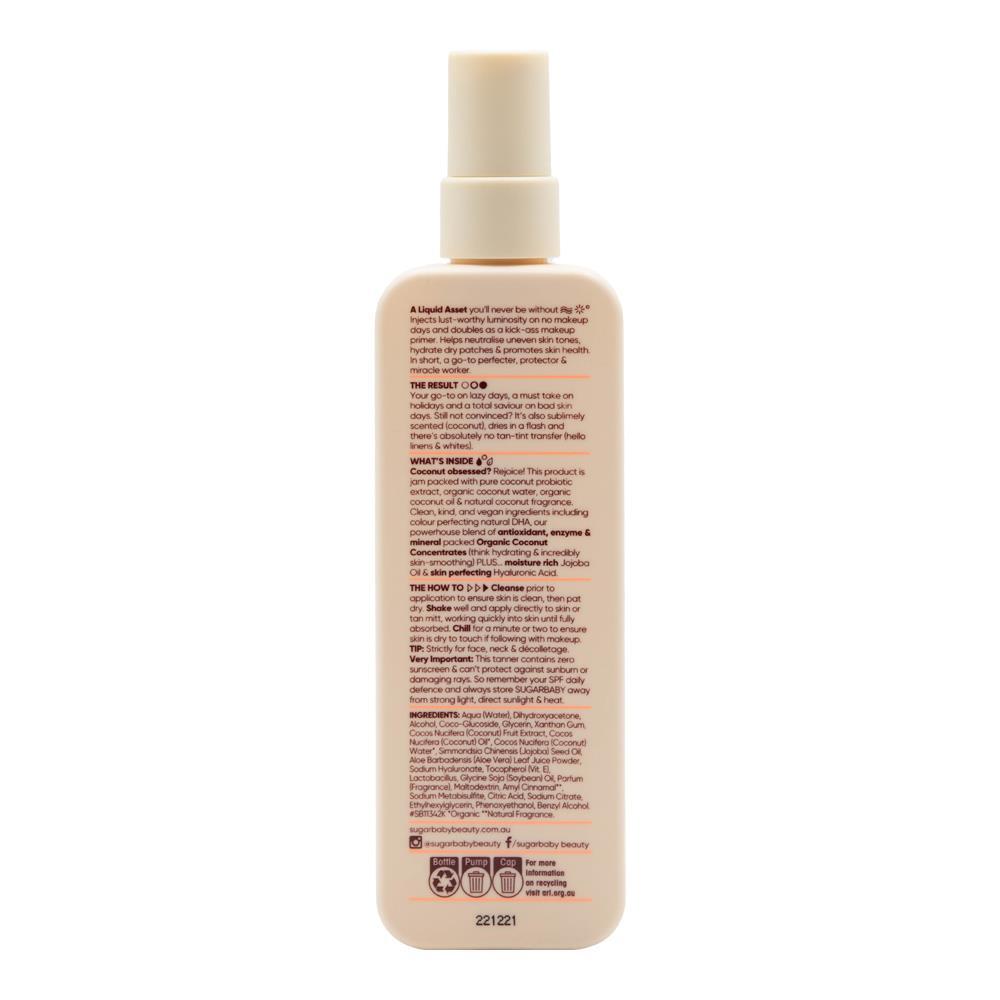 12PK Sugar Baby Out Glowing 140ml Natural Glow Face & Decolletage Self Tan Water
