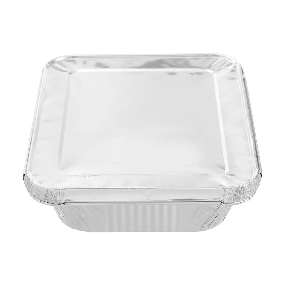 5x 5pc Lemon and Lime Foil Tray With Lid 32x26x6.5cm Kitchenware