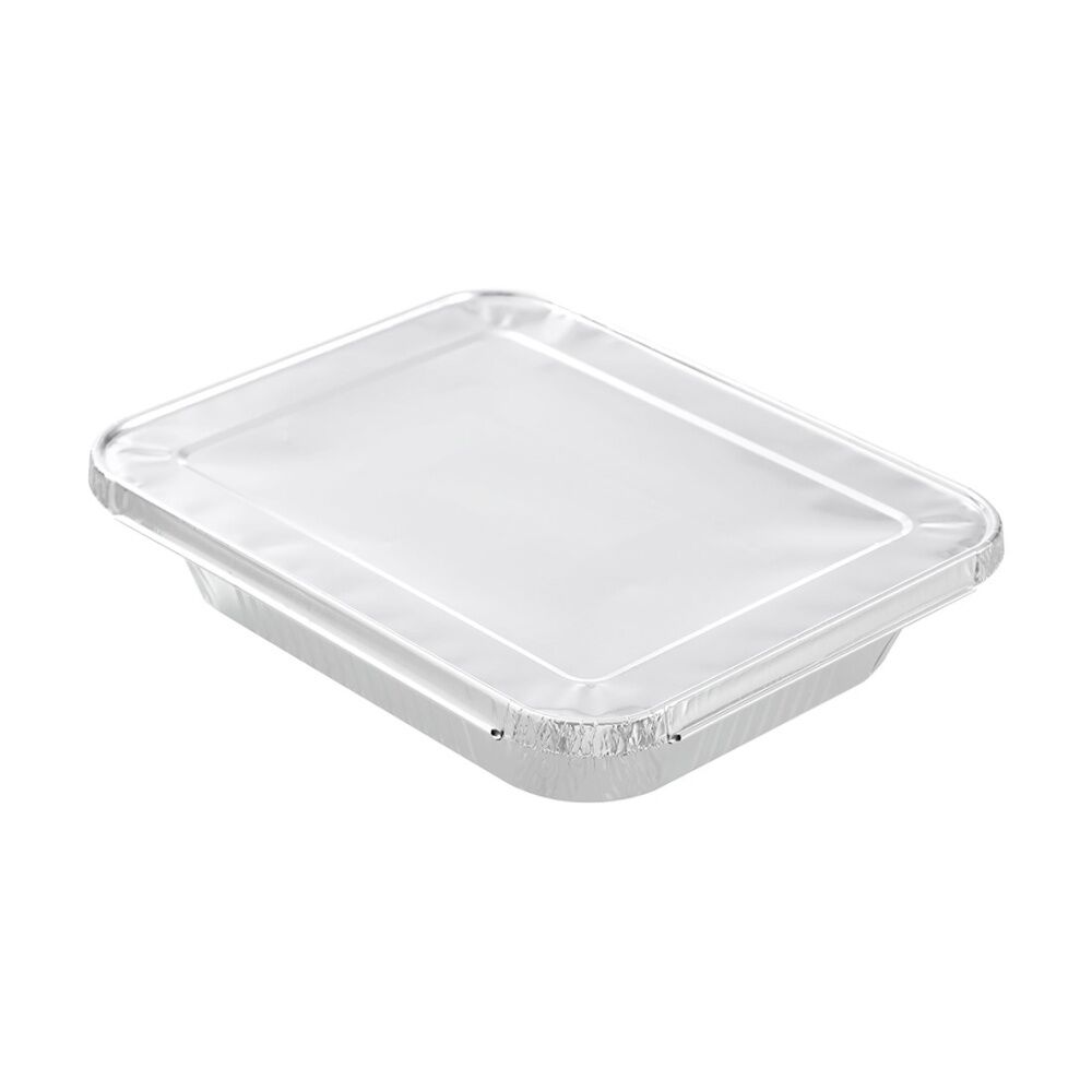 5x 5pc Lemon and Lime Foil Tray With Lid 32x26x6.5cm Kitchenware