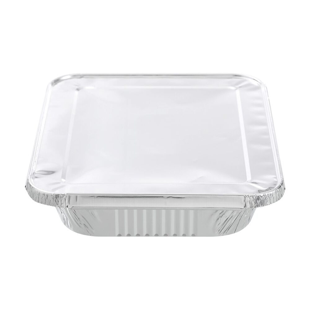 5x 5pc Lemon and Lime Foil Tray With Lid 32x26x6.5cm Kitchenware