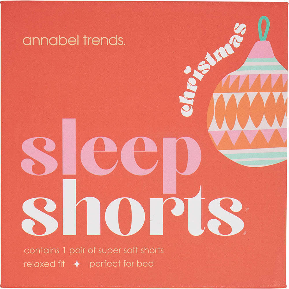 Annabel Trends Sleep Shorts Women's Bottom - Merry Xmas