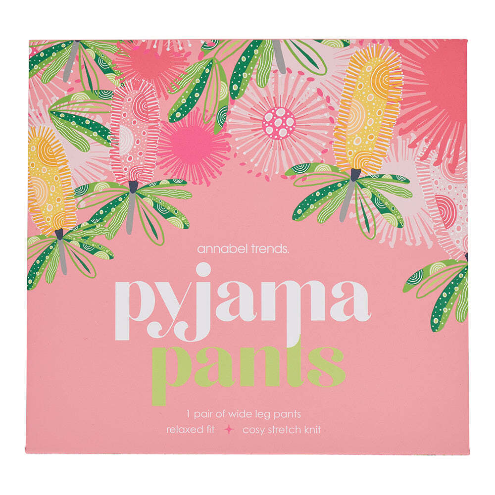 Annabel Trends Pyjama Pants Women's Bottom Sleepwear - Pink Banksia