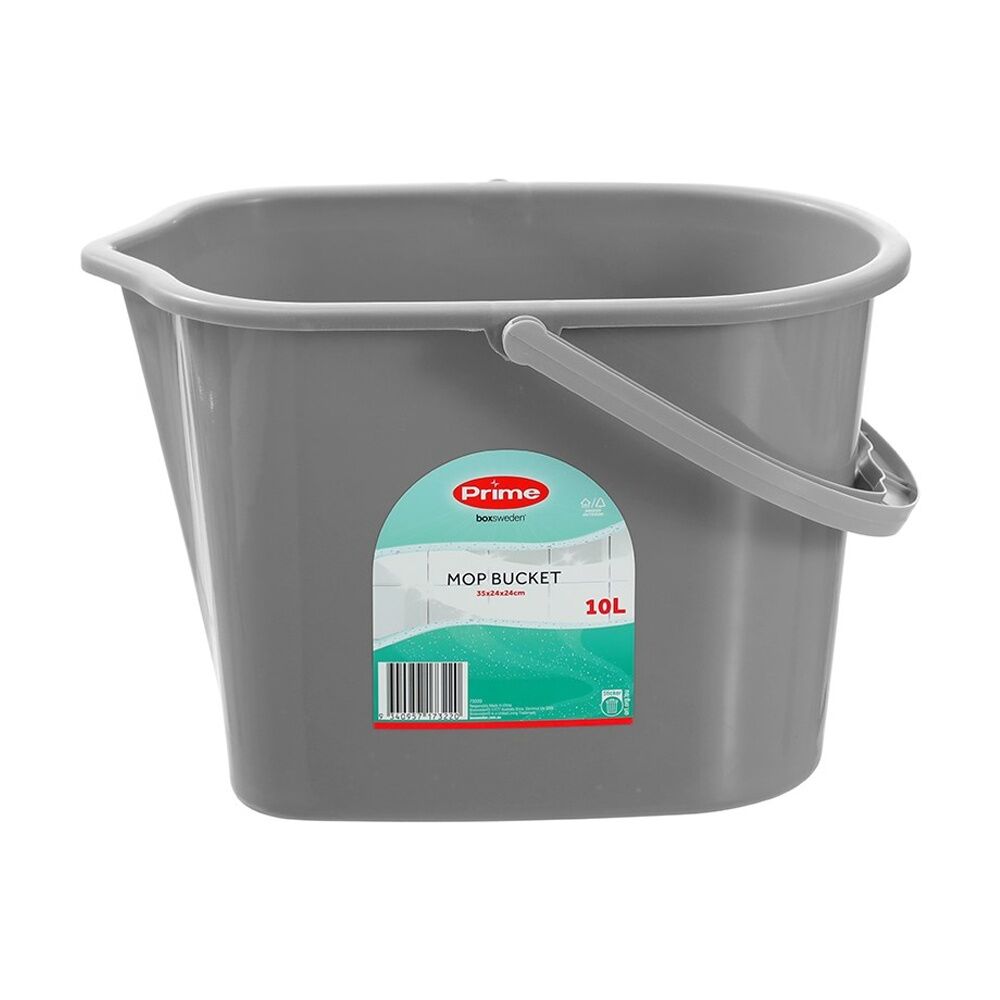 12PK Boxsweden Prime Mop Bucket 10L 35x24x24cm for Cleaning Assorted