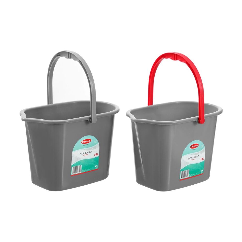 12PK Boxsweden Prime Mop Bucket 10L 35x24x24cm for Cleaning Assorted
