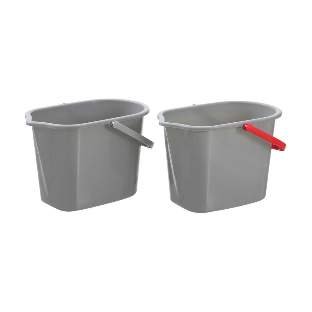 12PK Boxsweden Prime Mop Bucket 10L 35x24x24cm for Cleaning Assorted