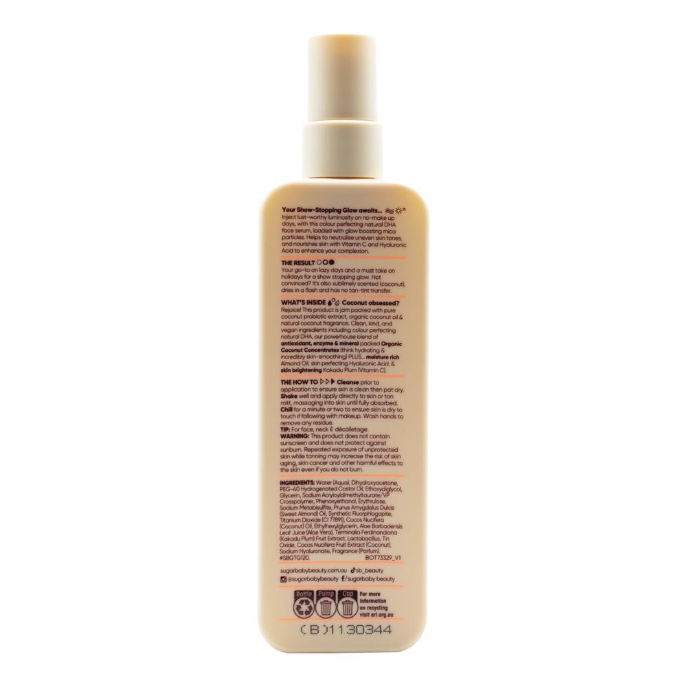 12PK Sugar Baby Good To-Glow 140ml Natural Face & Decolletage Self Tan Serum