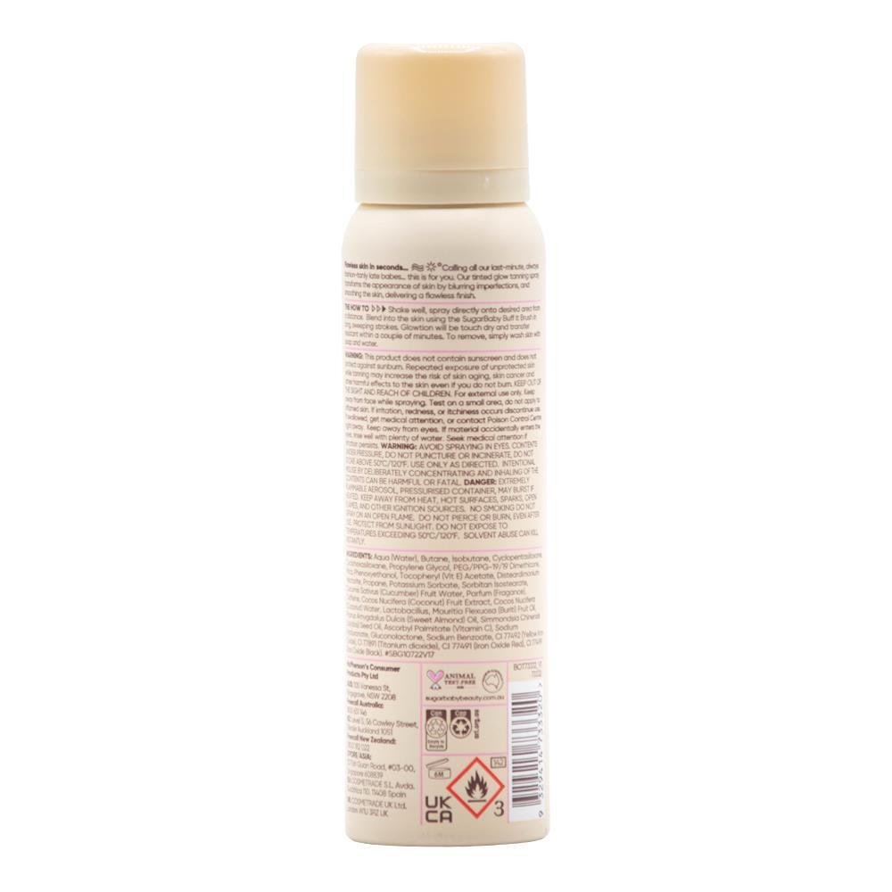 12PK Sugar Baby Glowtion 97ml Instant Glow Wash Off Bronzing Spray