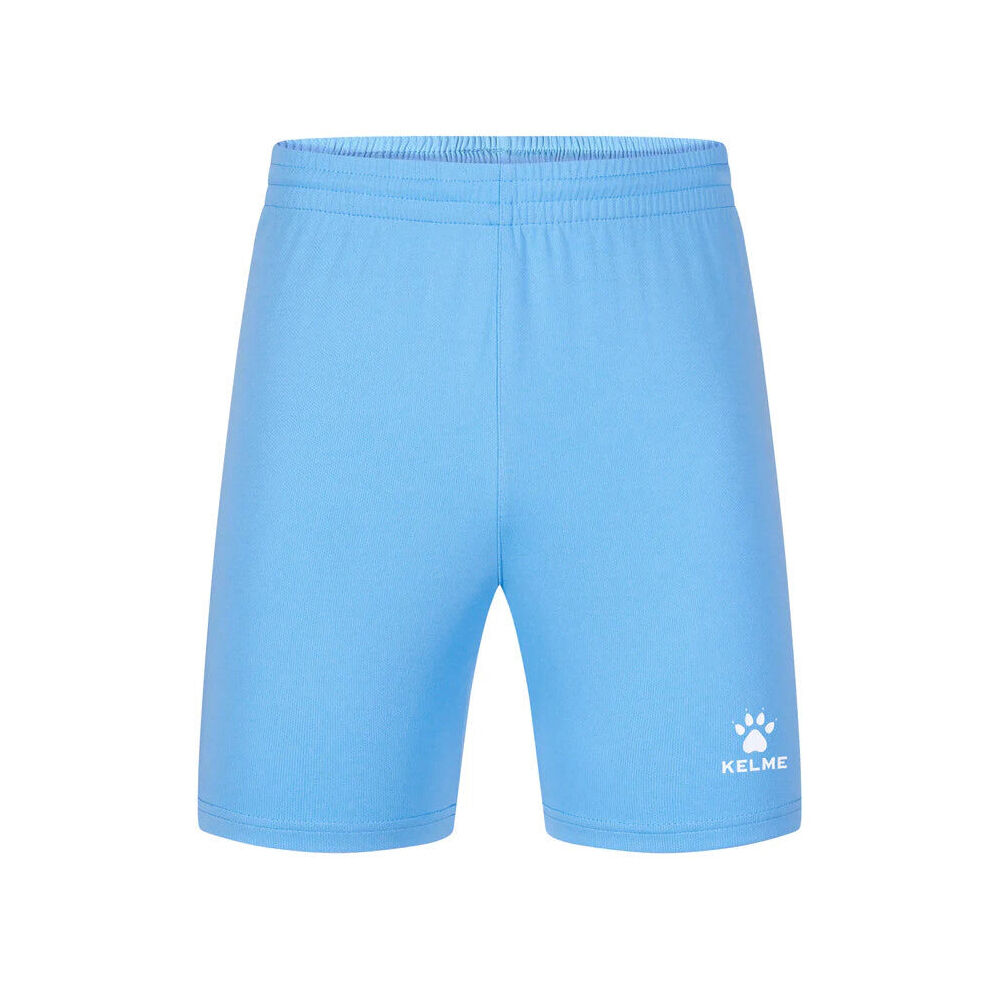 Kelme Sport Kids Breathable Football Soccer Shorts Sky Blue/White