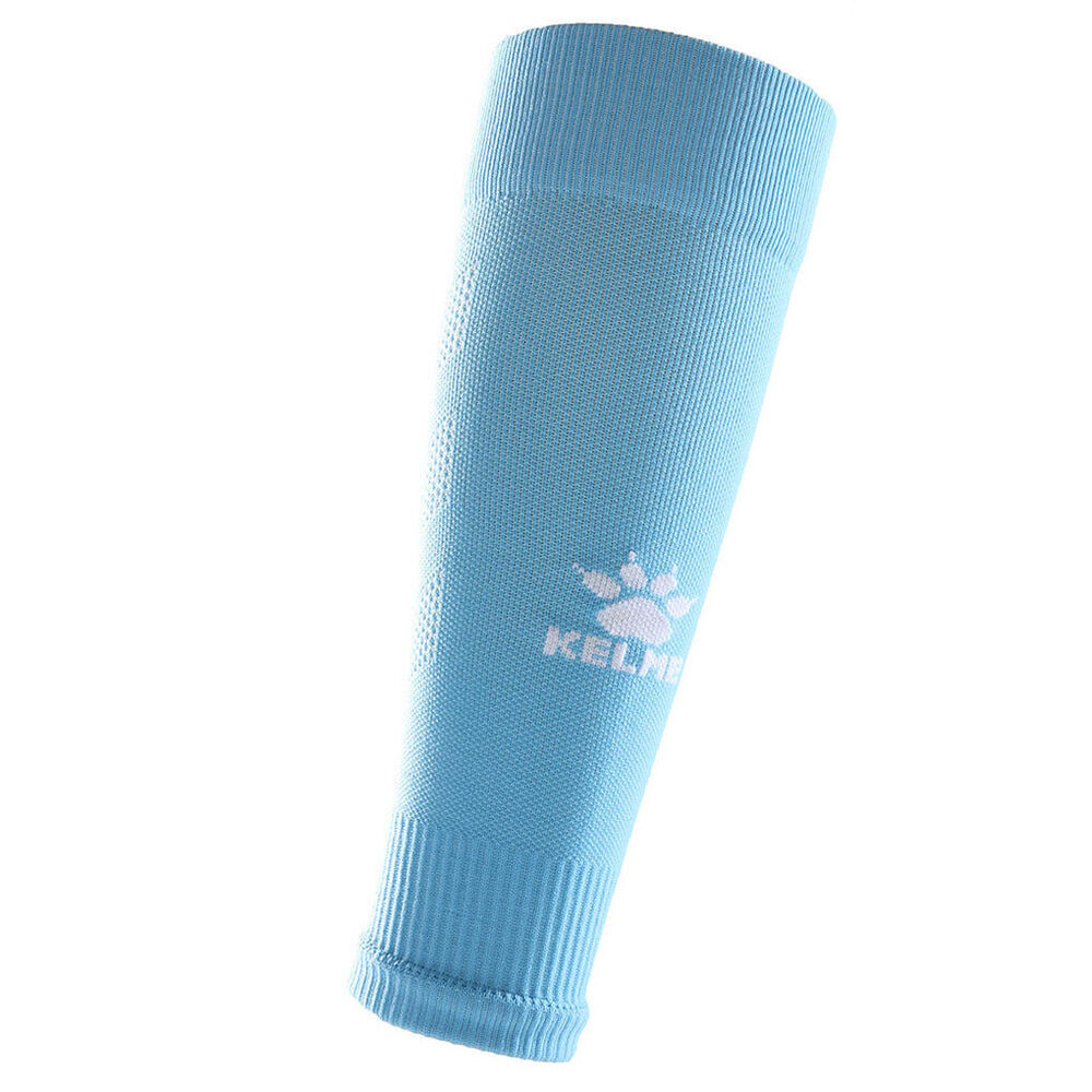 2PK Kelme Sport Footless Soccer Socks/Calf Sleeve Grip Sock Compatable Sky Blue