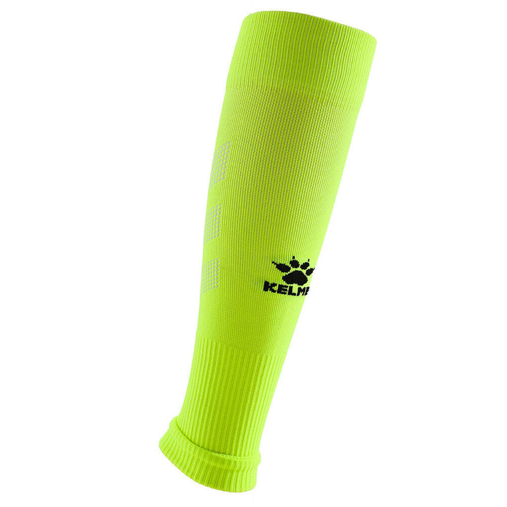 2PK Kelme Sport Footless Soccer Socks/Calf Sleeve Grip Sock Compatable Neon Green