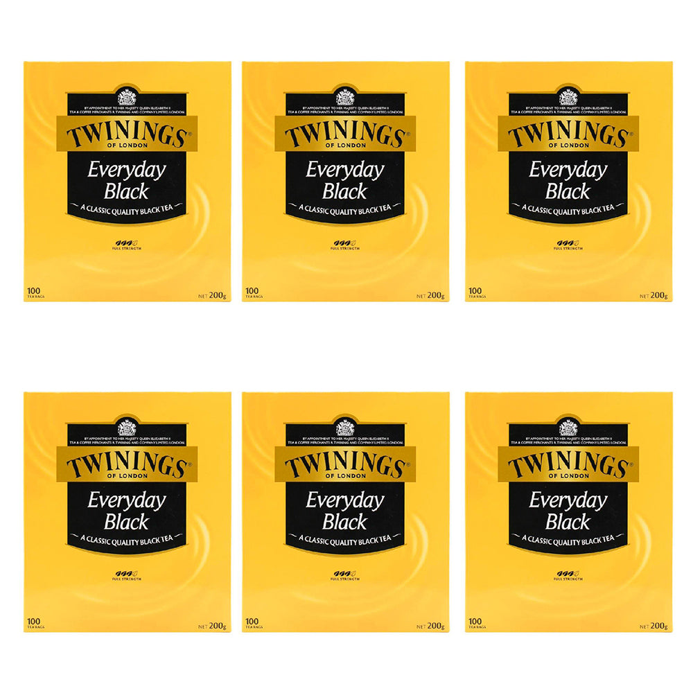 600pc Twinings Everyday Black Tea Teabags Hot Drink