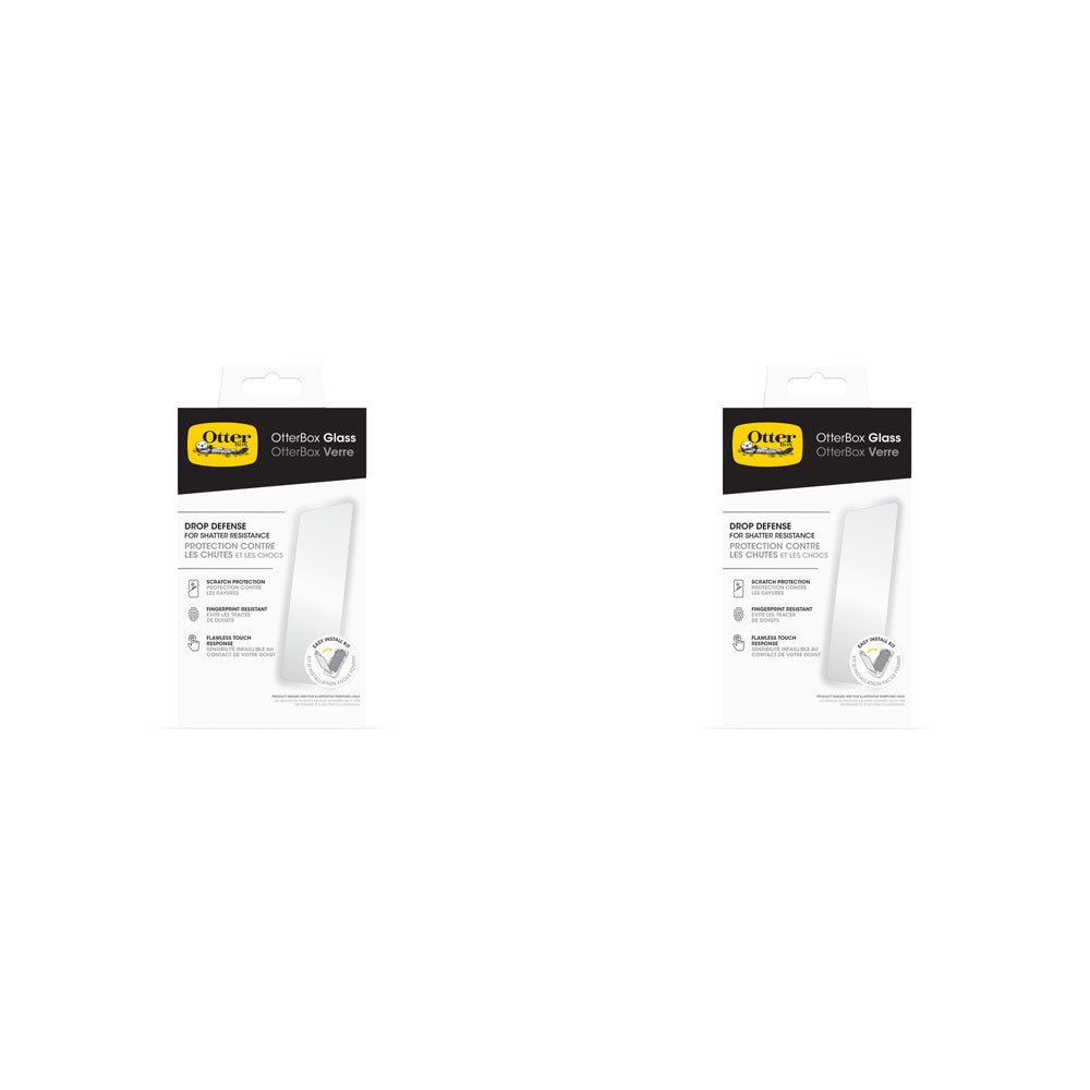 2PK OtterBox Glass Screen Protector For Apple iPhone 16 Plus - Clear