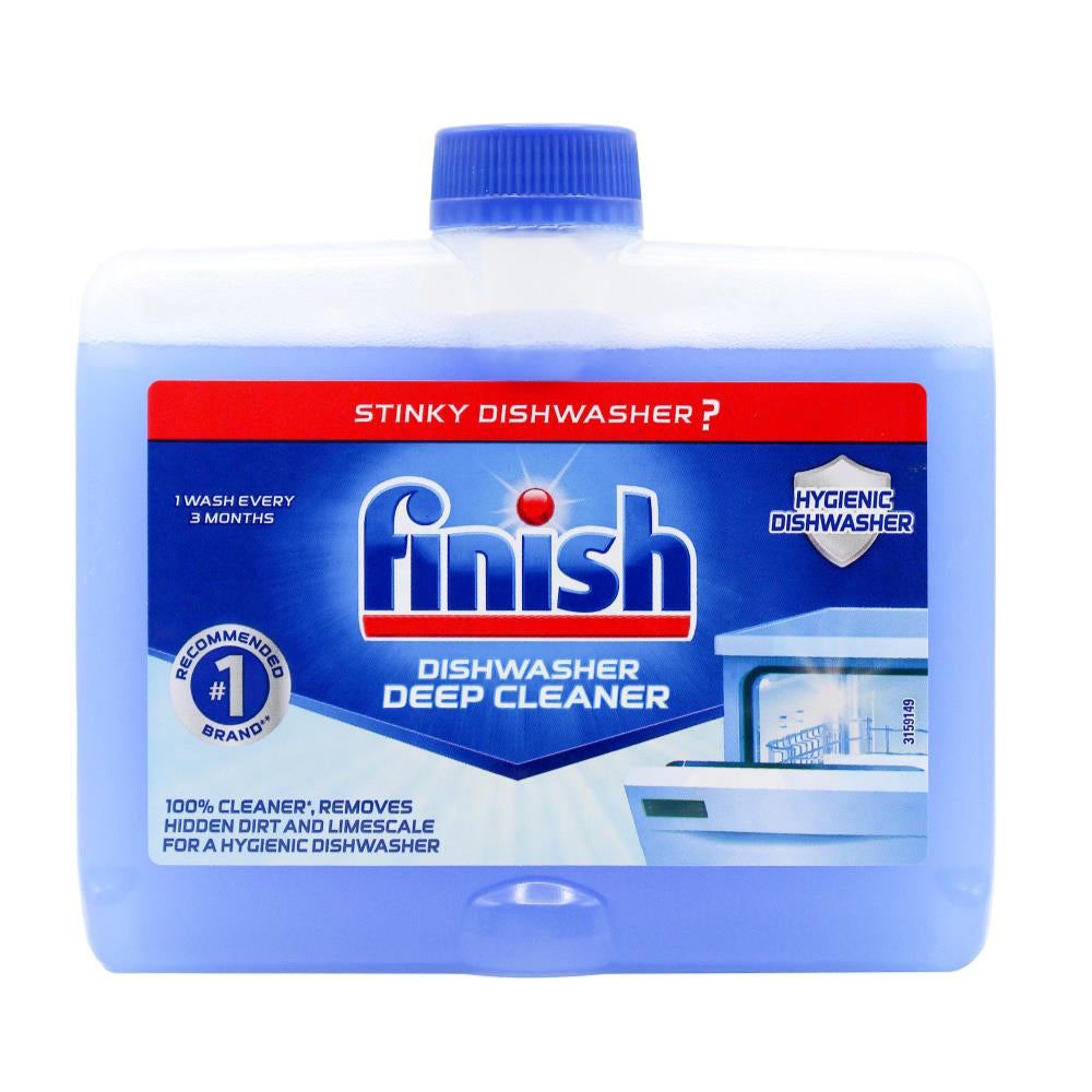 8PK Finish Dishwasher Deep Cleaner Liquid Canister 250ml