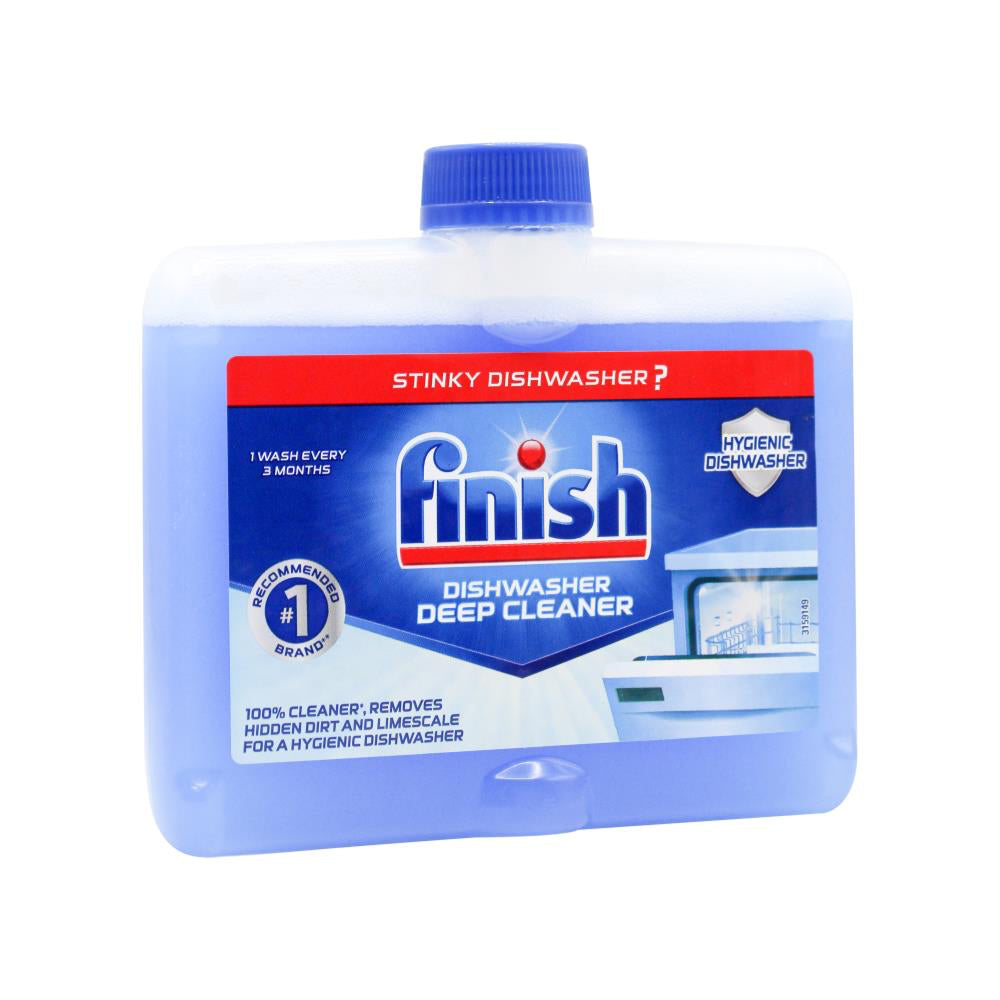 8PK Finish Dishwasher Deep Cleaner Liquid Canister 250ml