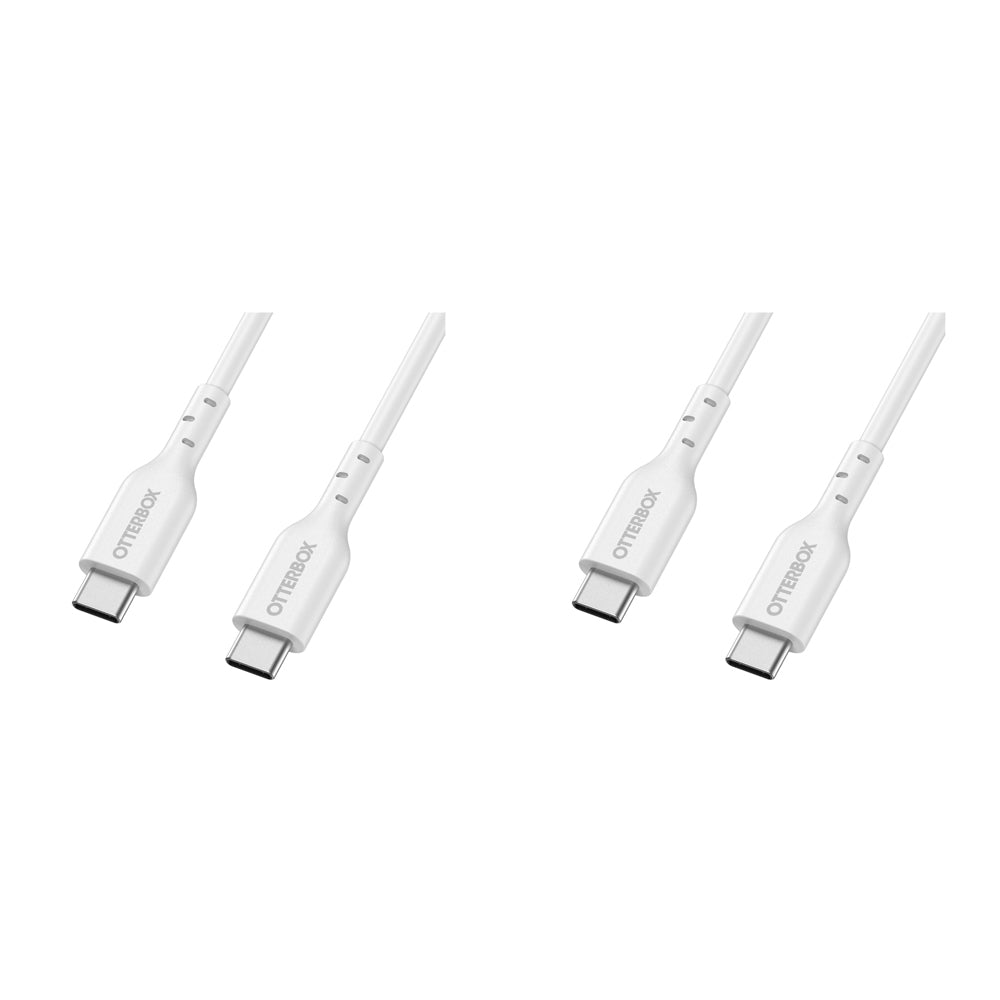 2PK OtterBox Standard Charging Cable USB-C/USB-PD 1m - White