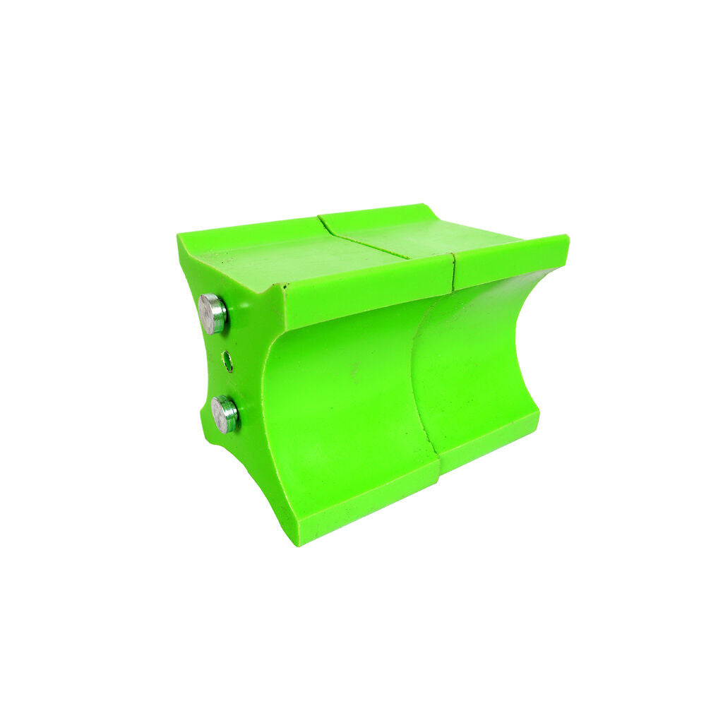 2x 2pc AgBoss Equestrian Show Jumping Keyhole Jump Cup Inserts Lime