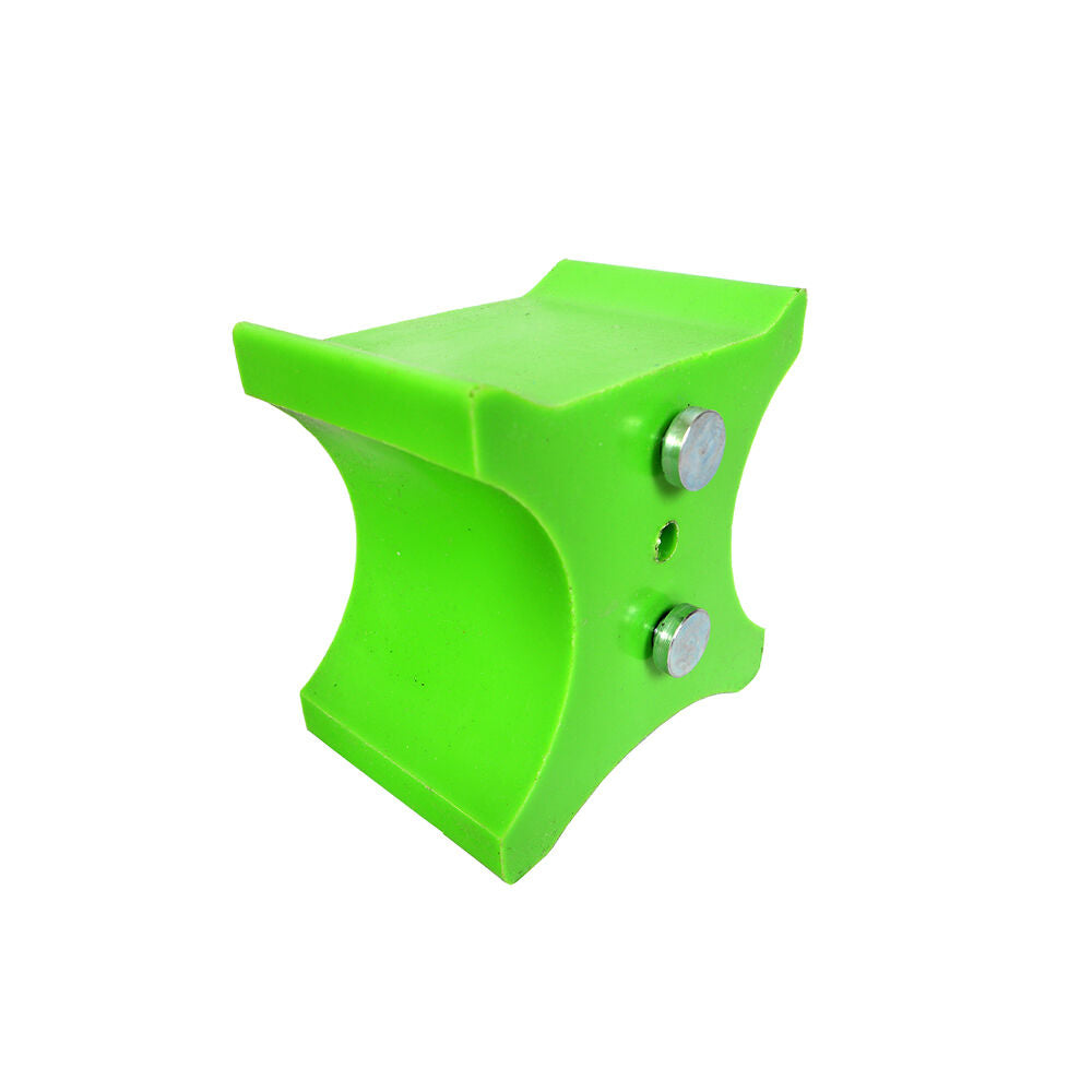 2x 2pc AgBoss Equestrian Show Jumping Keyhole Jump Cup Inserts Lime