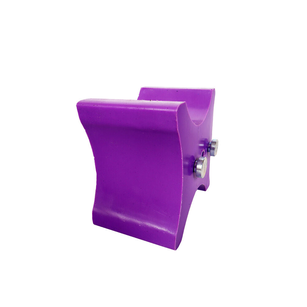 2pc AgBoss Equestrian Show Jumping Keyhole Jump Cup Inserts Purple