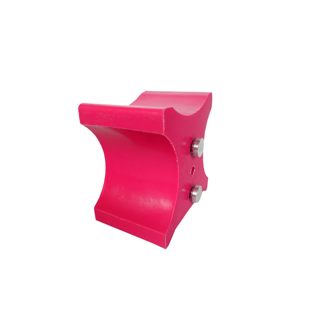 2pc AgBoss Equestrian Show Jumping Keyhole Jump Cup Inserts Pink