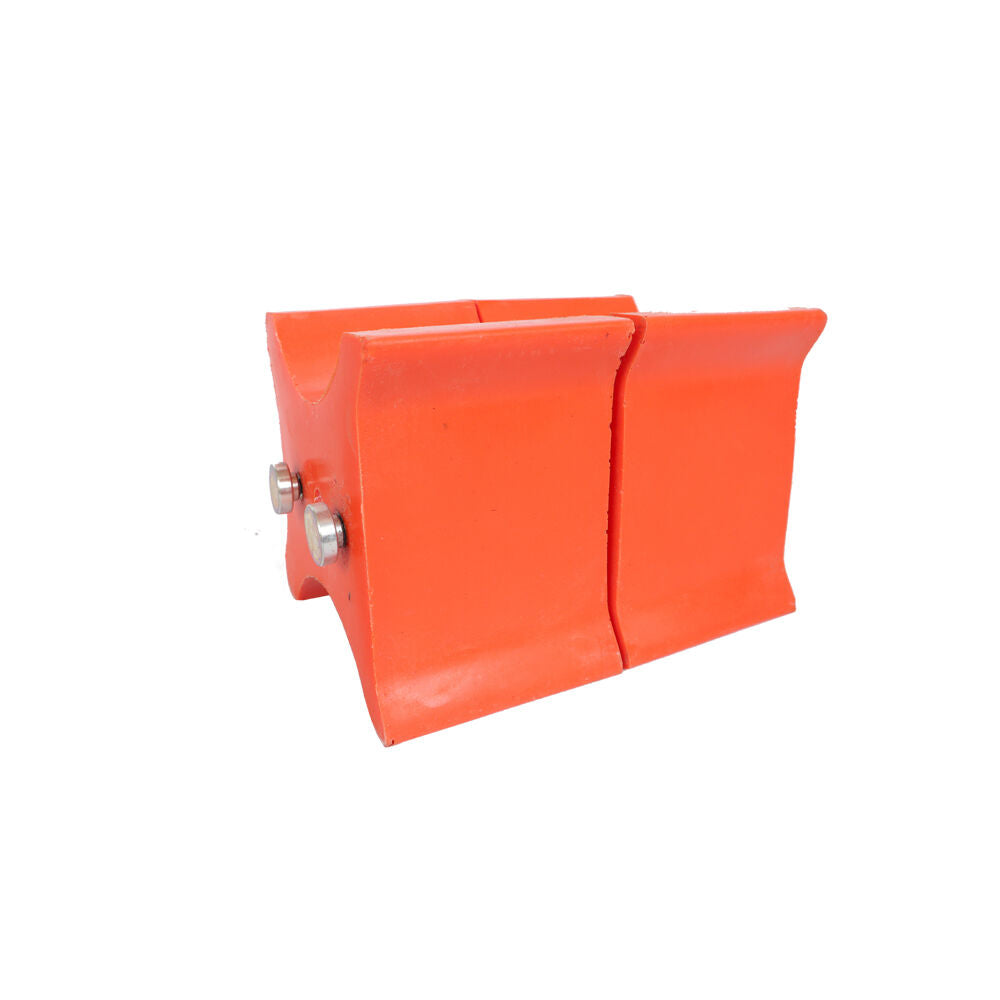 2x 2pc AgBoss Equestrian Show Jumping Keyhole Jump Cup Inserts Orange