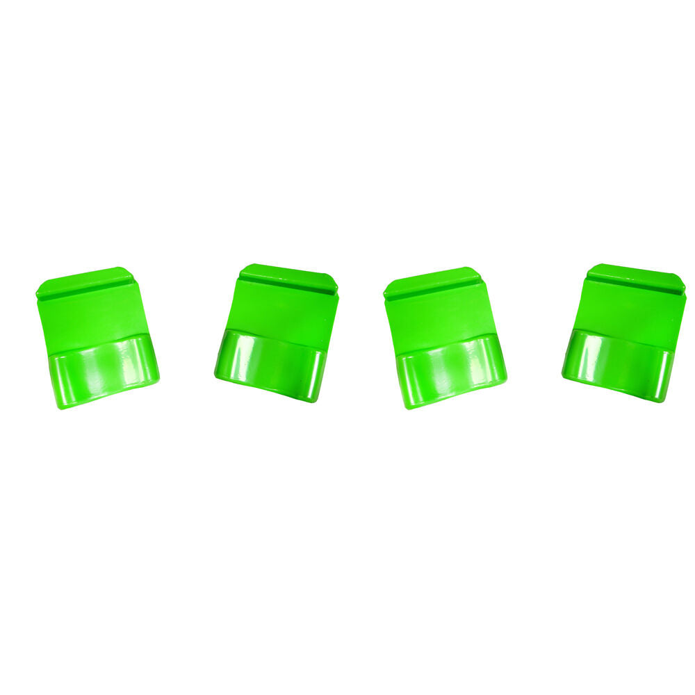 2x 2pc AgBoss Equestrian Show Jumping Tri Jump Cup Pole Holder Lime