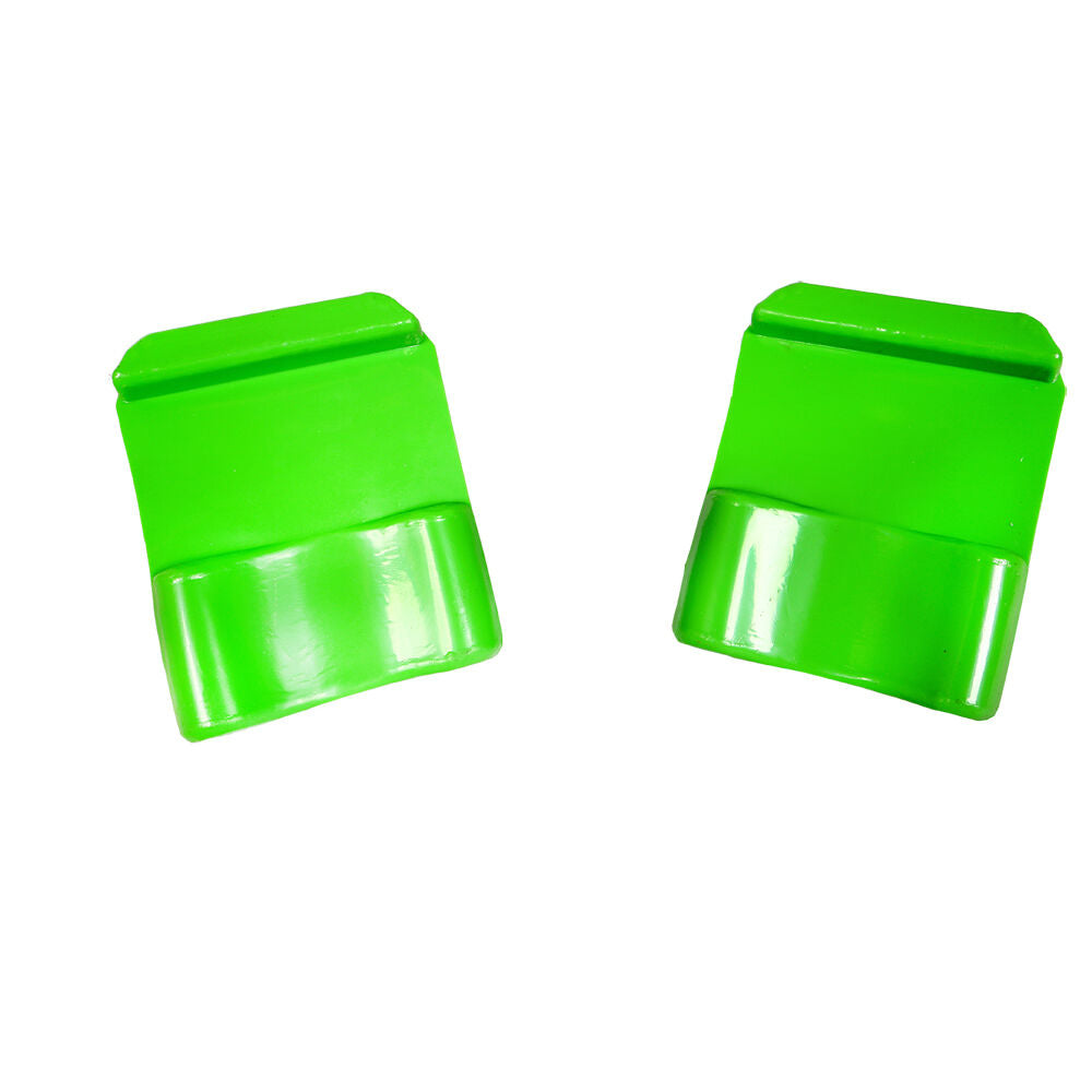 2x 2pc AgBoss Equestrian Show Jumping Tri Jump Cup Pole Holder Lime
