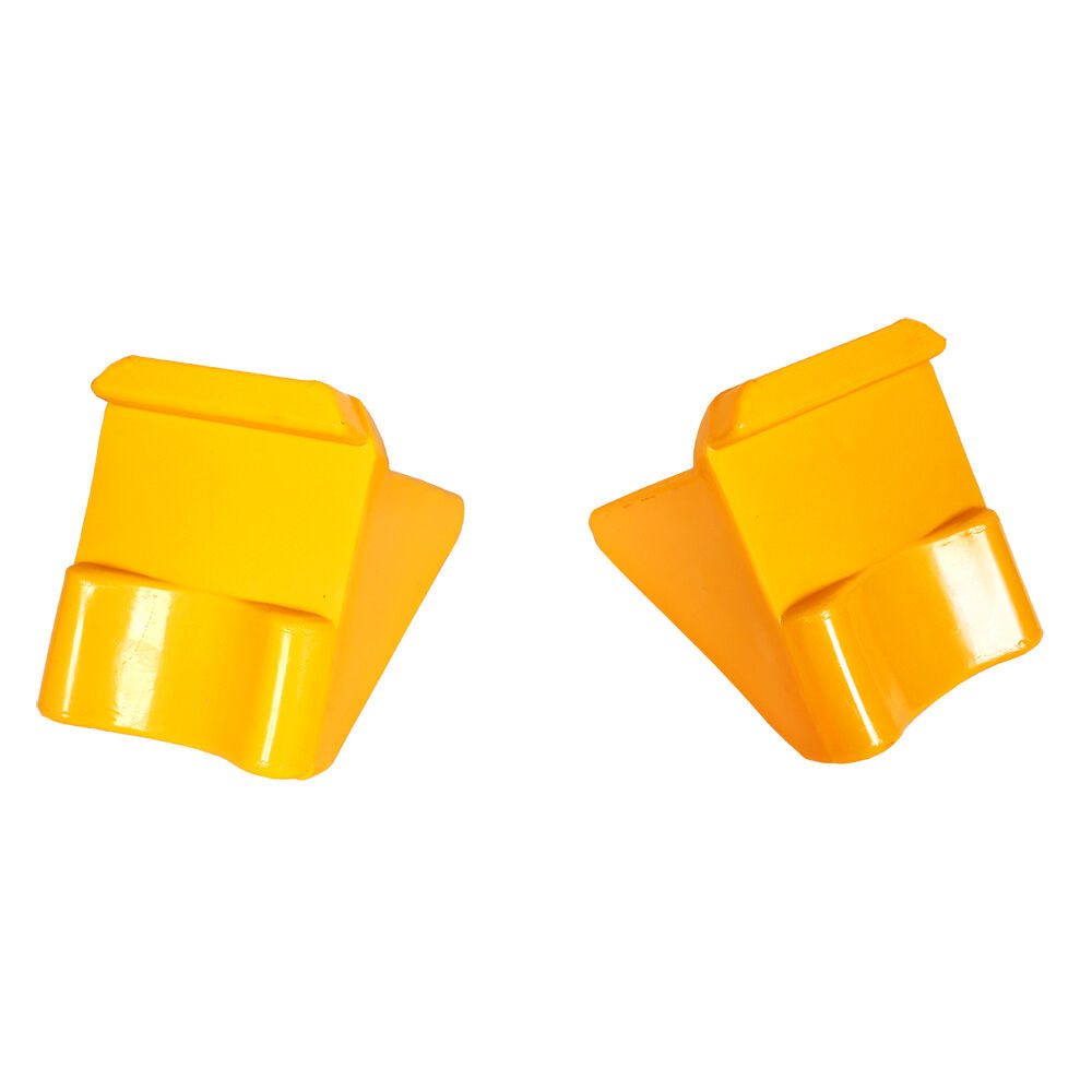 2x 2pc AgBoss Equestrian Show Jumping Tri Jump Cup Pole Holder Yellow