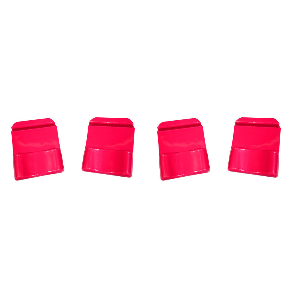 2x 2pc AgBoss Equestrian Show Jumping Tri Jump Cup Pole Holder Pink