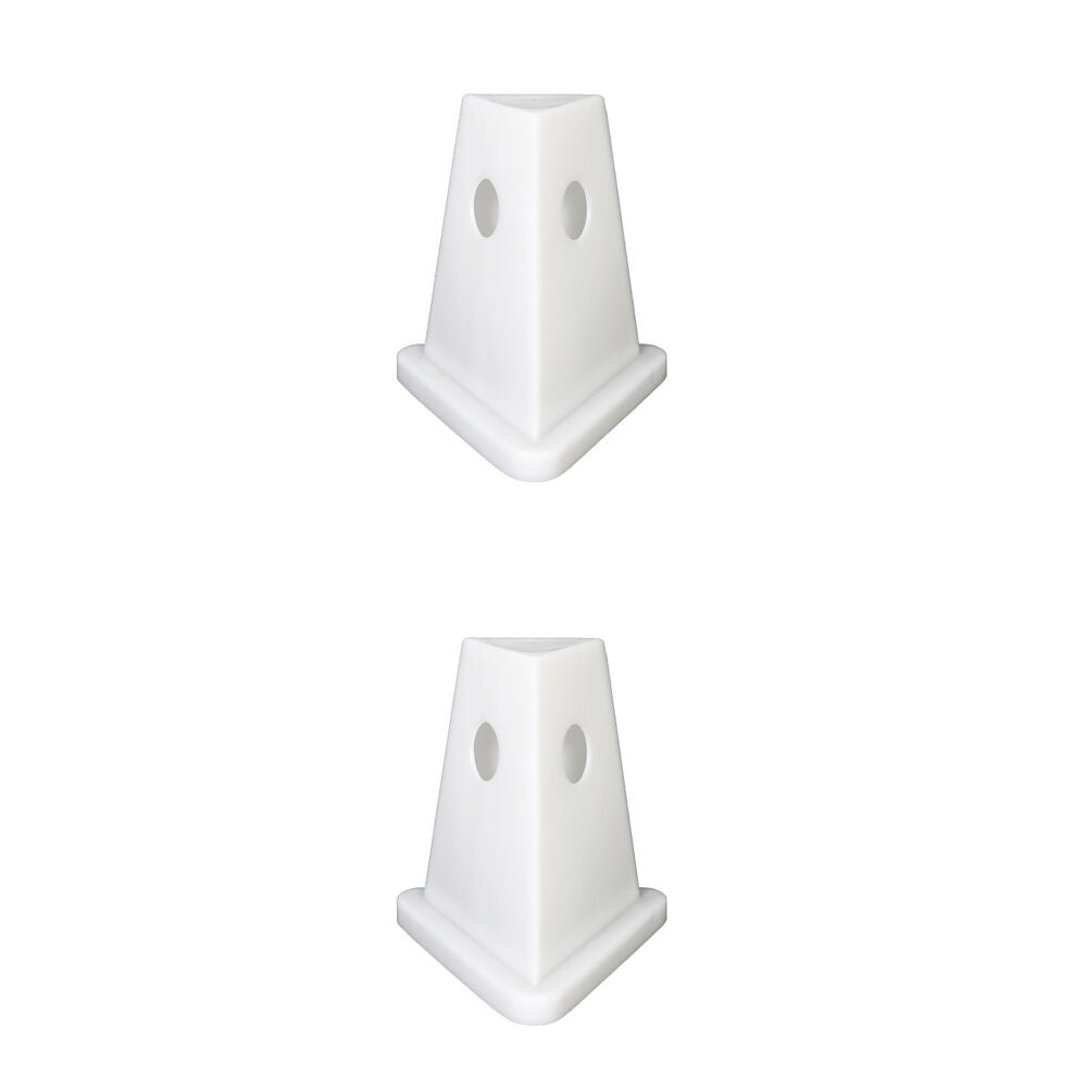 2PK AgBoss Dressage Equine Arena Corner Marker Cones 40cm Natural