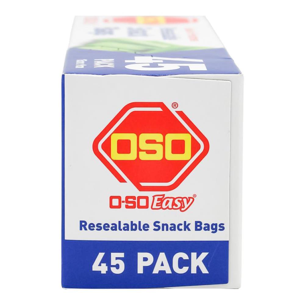 720pc Oso Easy Resealable Plastic Snack Bags Clear 15x9cm