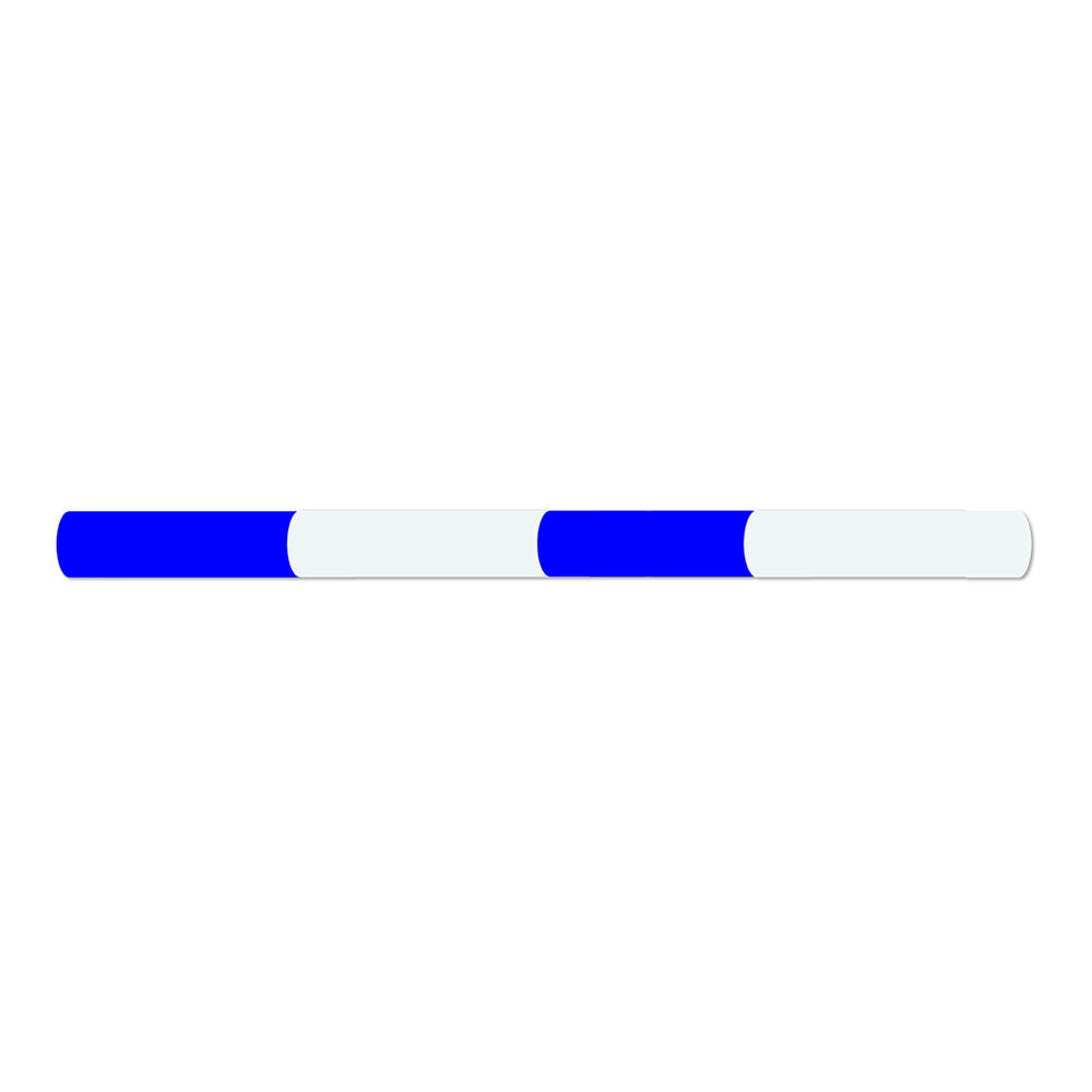 AgBoss Equestrian Show Jumping Jump Pole 2.4m Natural and Blue