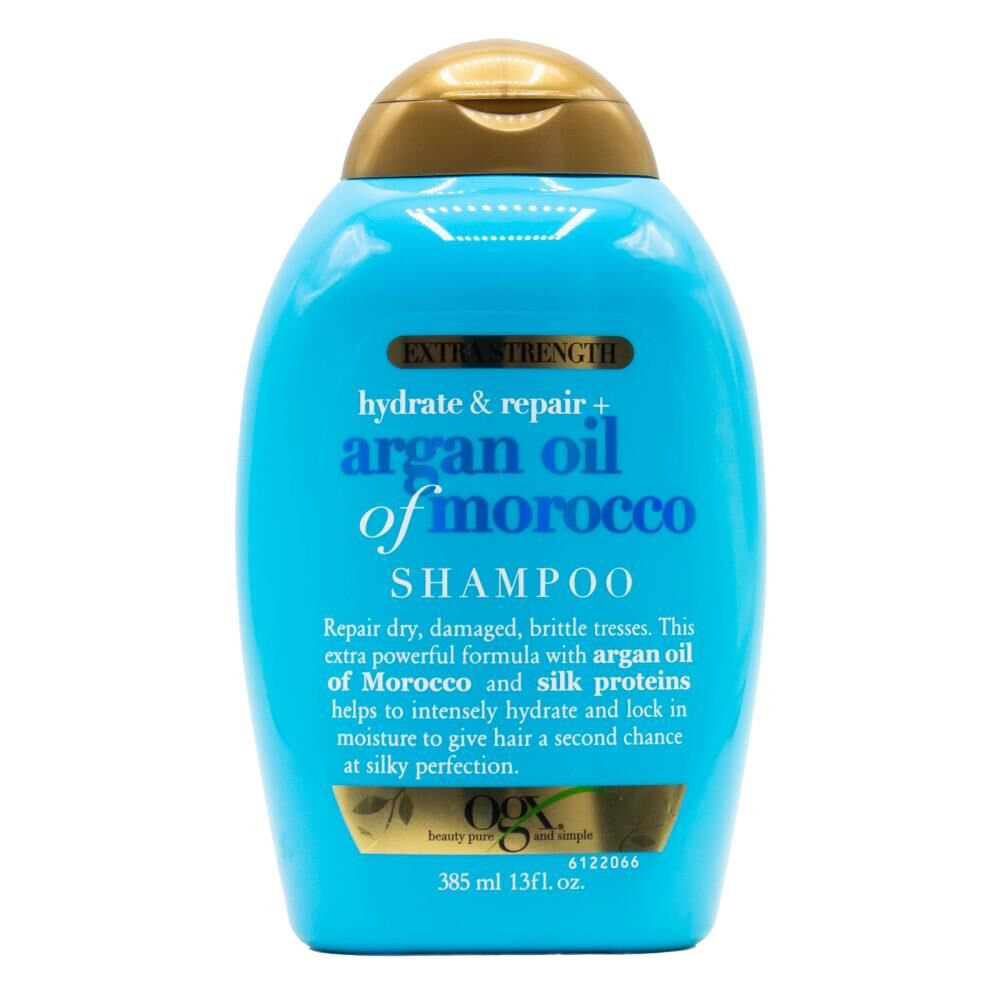 6PK Ogx 385ml Hair Shampoo Hydrate& Repair w/ Argan Oil Of Morocco