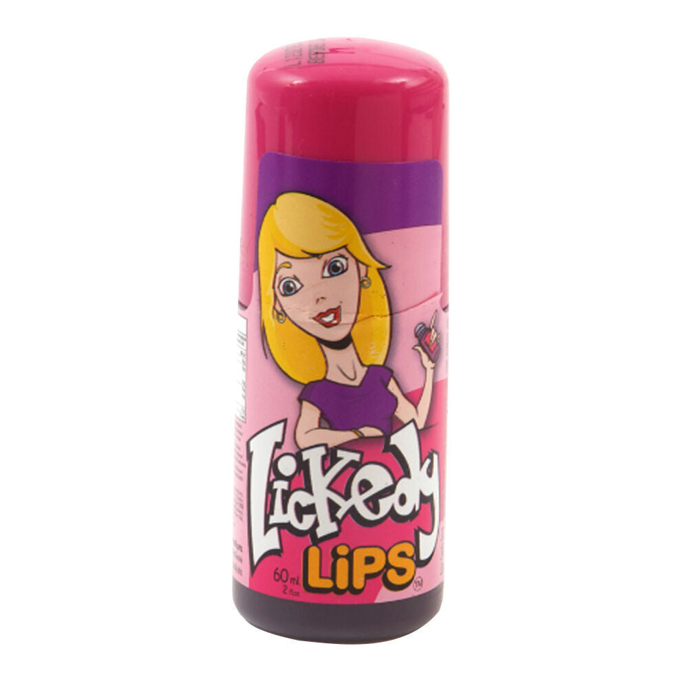 12PK Lickedy Lips Sour Rolling Lipbalm Licker Candy w/ Cola Flavour 60ml