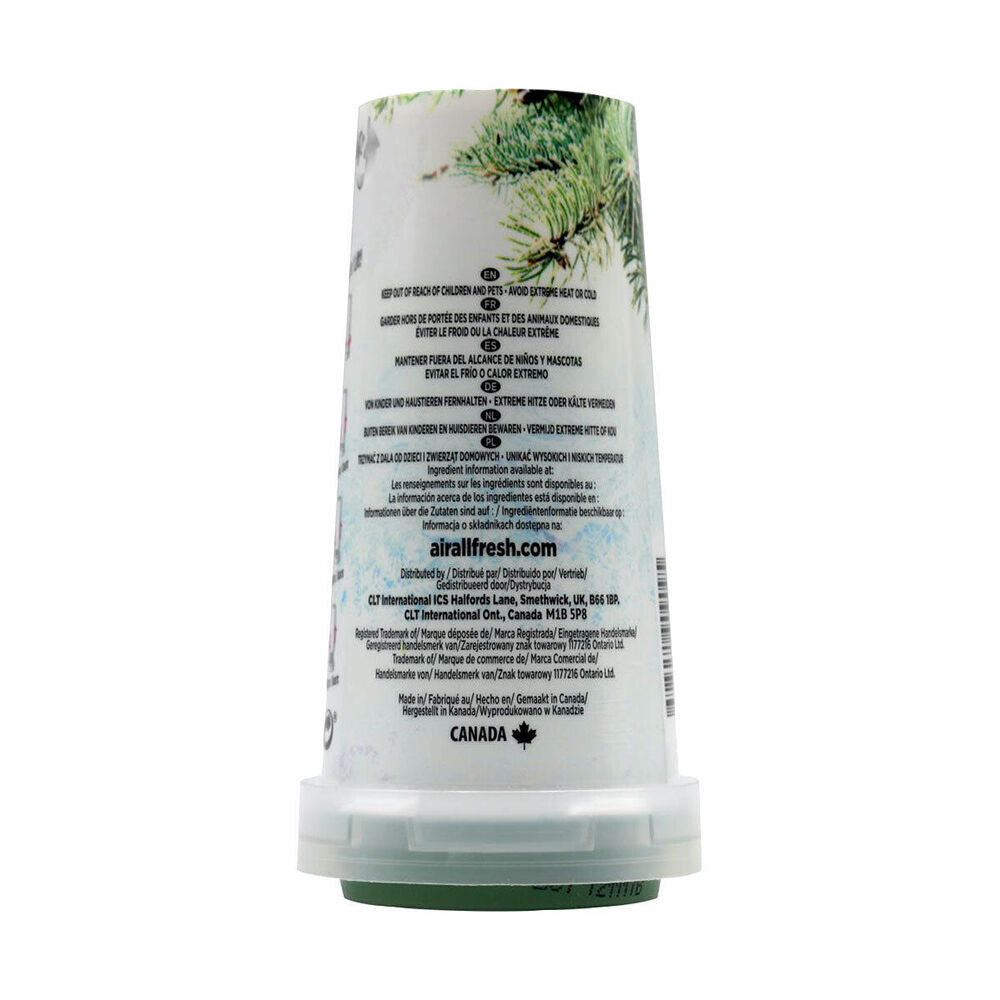 12PK Airall 170g Solid Air Freshener Evergreen Home Room Fresh Fragrance