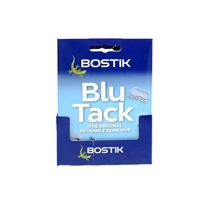 12PK Bostik Blu Tack The Original Reusable Adhesive Putty Crafting