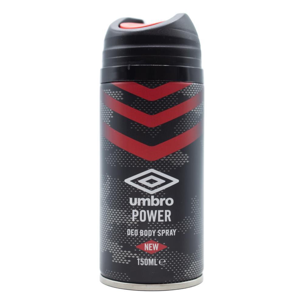 6PK Umbro 150ml Antiperspirant Compact Deodorant Body Spray Power
