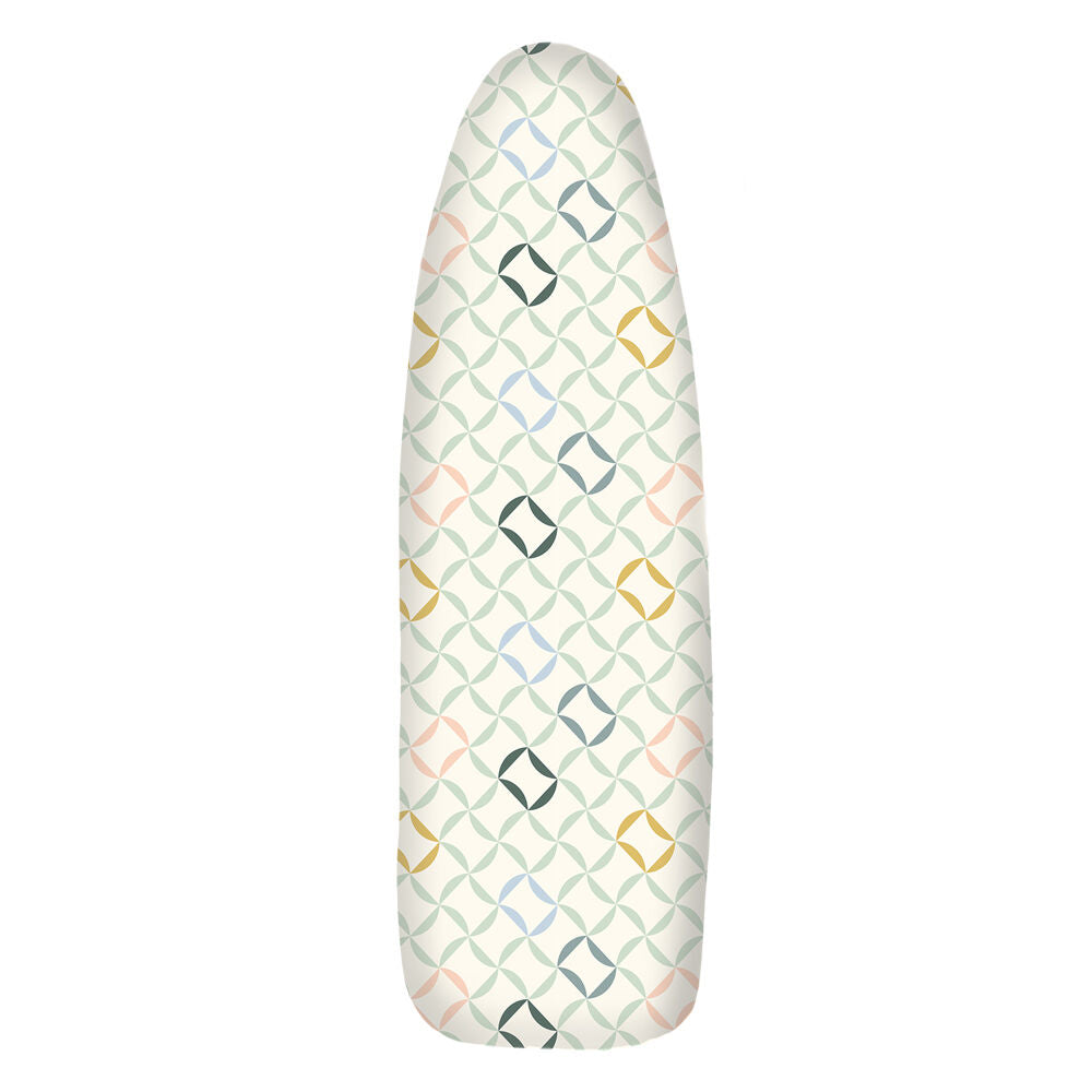2PK Hills Reversible Geometric Large/XL Ironing Board Cover w/ 7mm Padding
