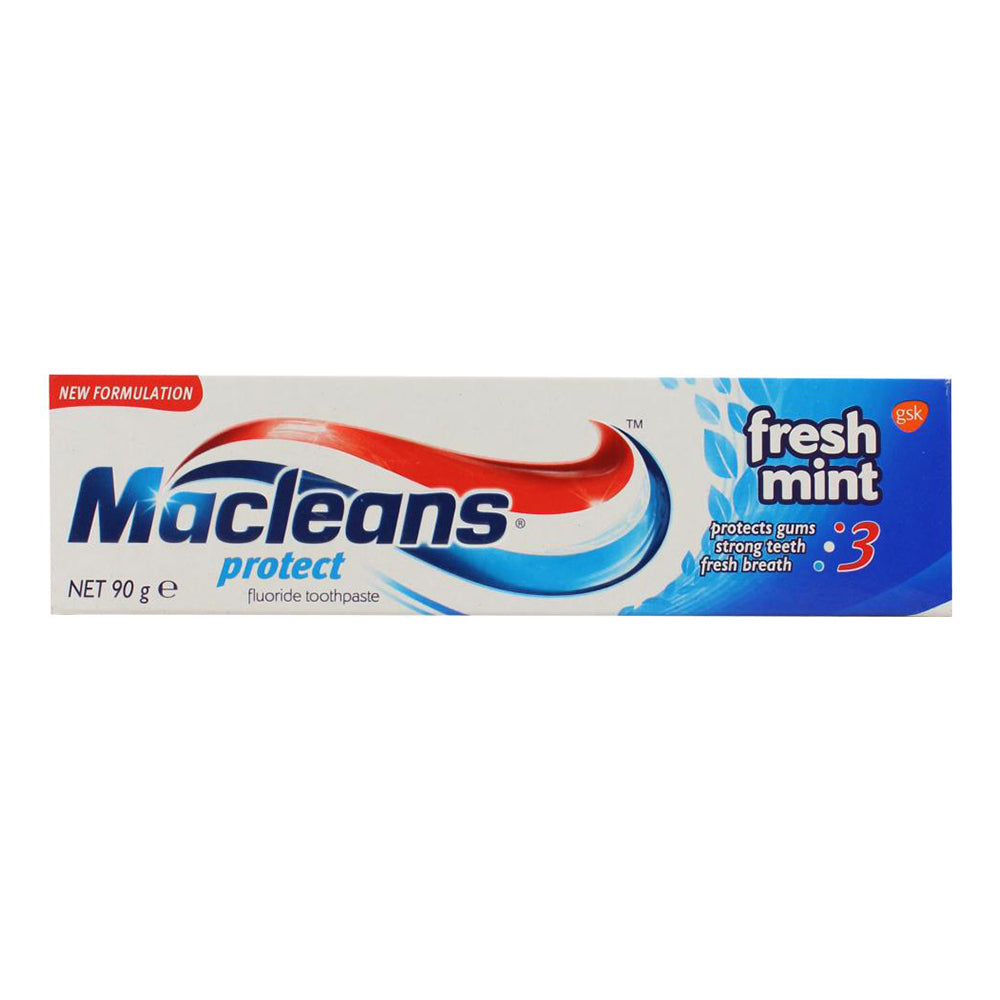 3x Macleans 90G Toothpaste Protect Fresh Mint