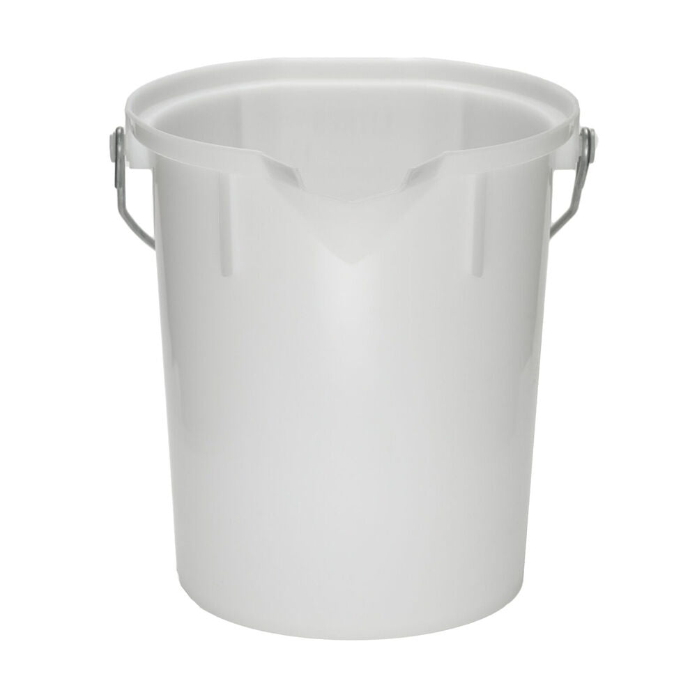 AgBoss PourMaxx Durable Industrial Measuring Bucket 15L White