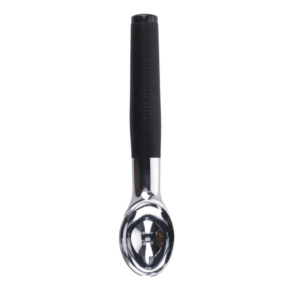 2PK KitchenAid Ice Cream Scoop Silicone Handle 22cm - Black