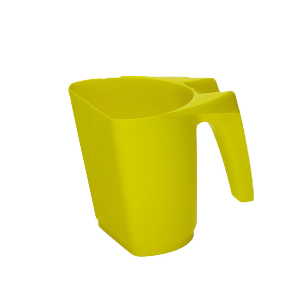 4PK AgBoss Pet and Livestock Plastic Food Scoop FeedMaxx 0.5kg Yellow