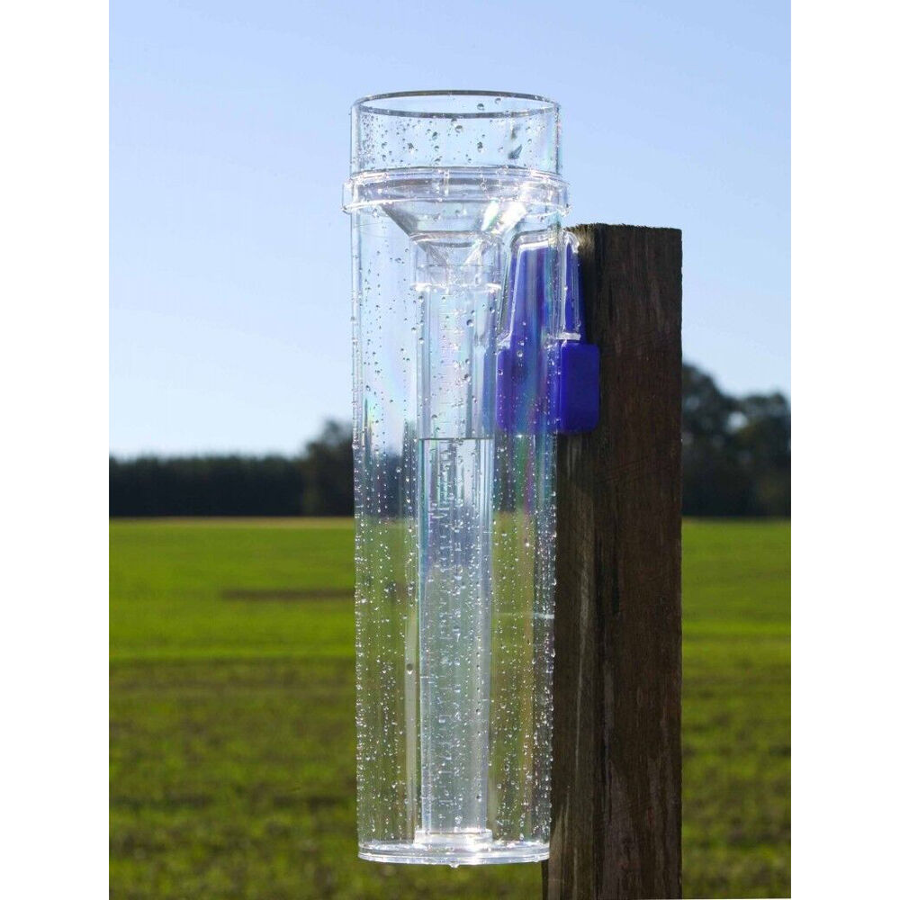 AgBoss RainMaxx Accurate Rain Gauge Measuring Tool 280mm Clear