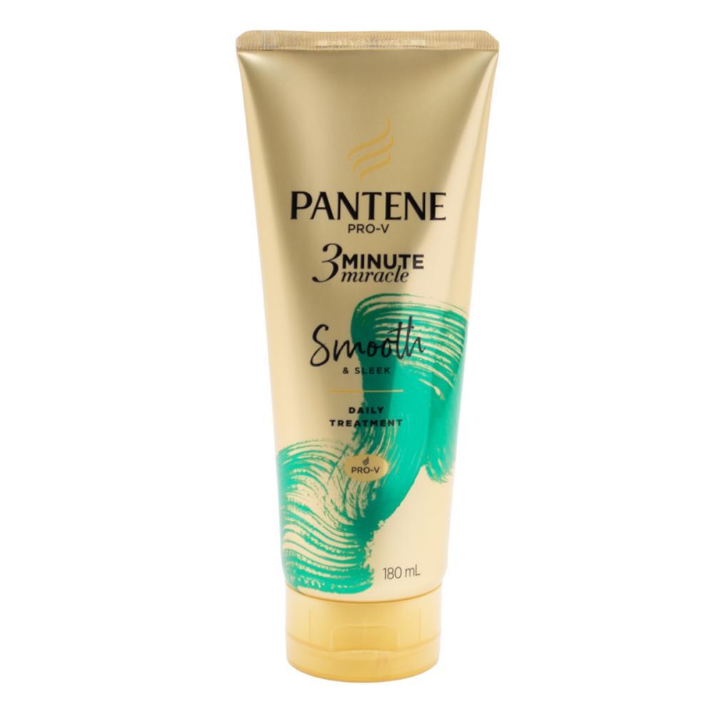 6PK Pantene 180ml Daily Treatment 3 Minute Miracle Smooth/Sleek
