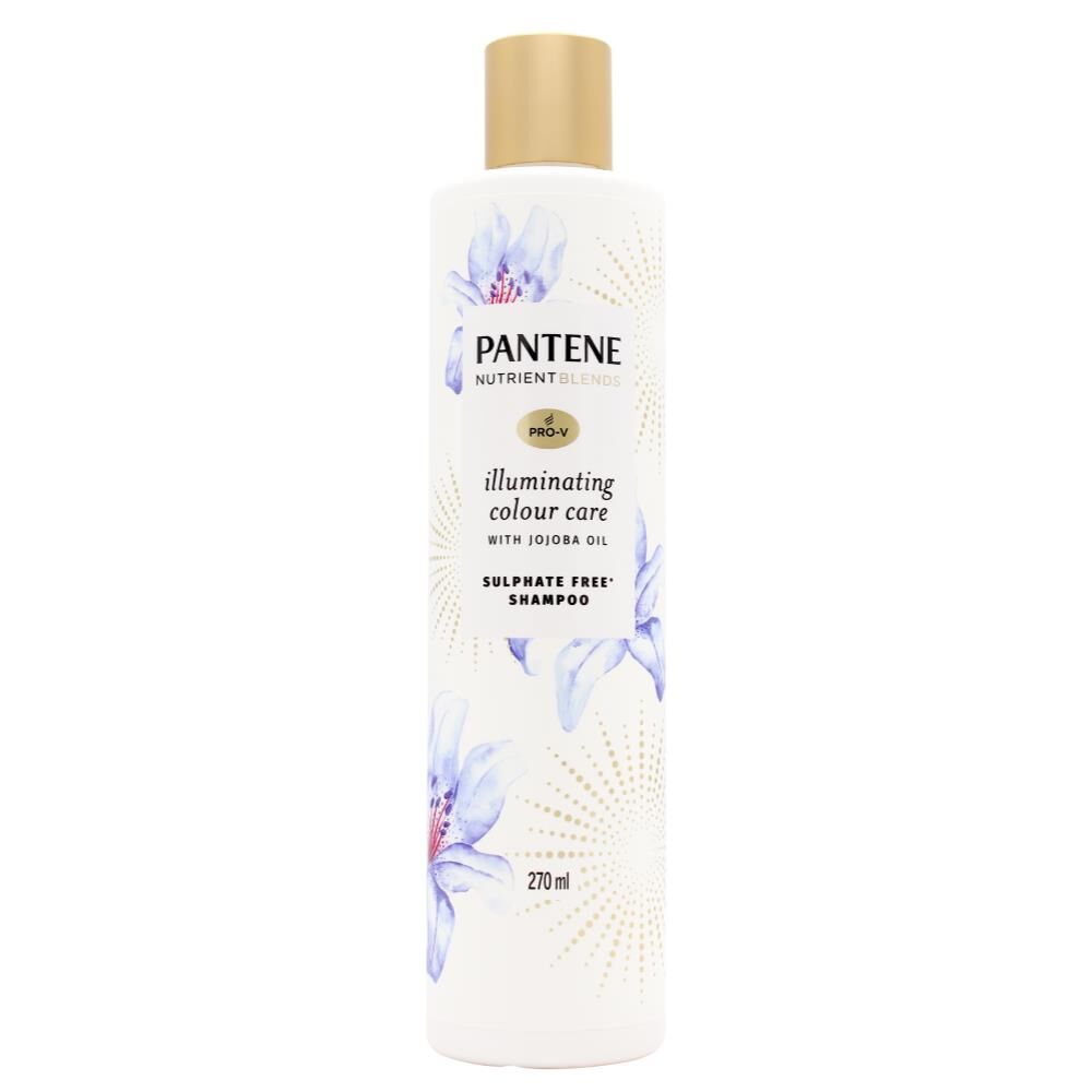 12PK Pantene 270ml Pro V Shampoo Illuminating Colour Care w/ Jojoba Oil
