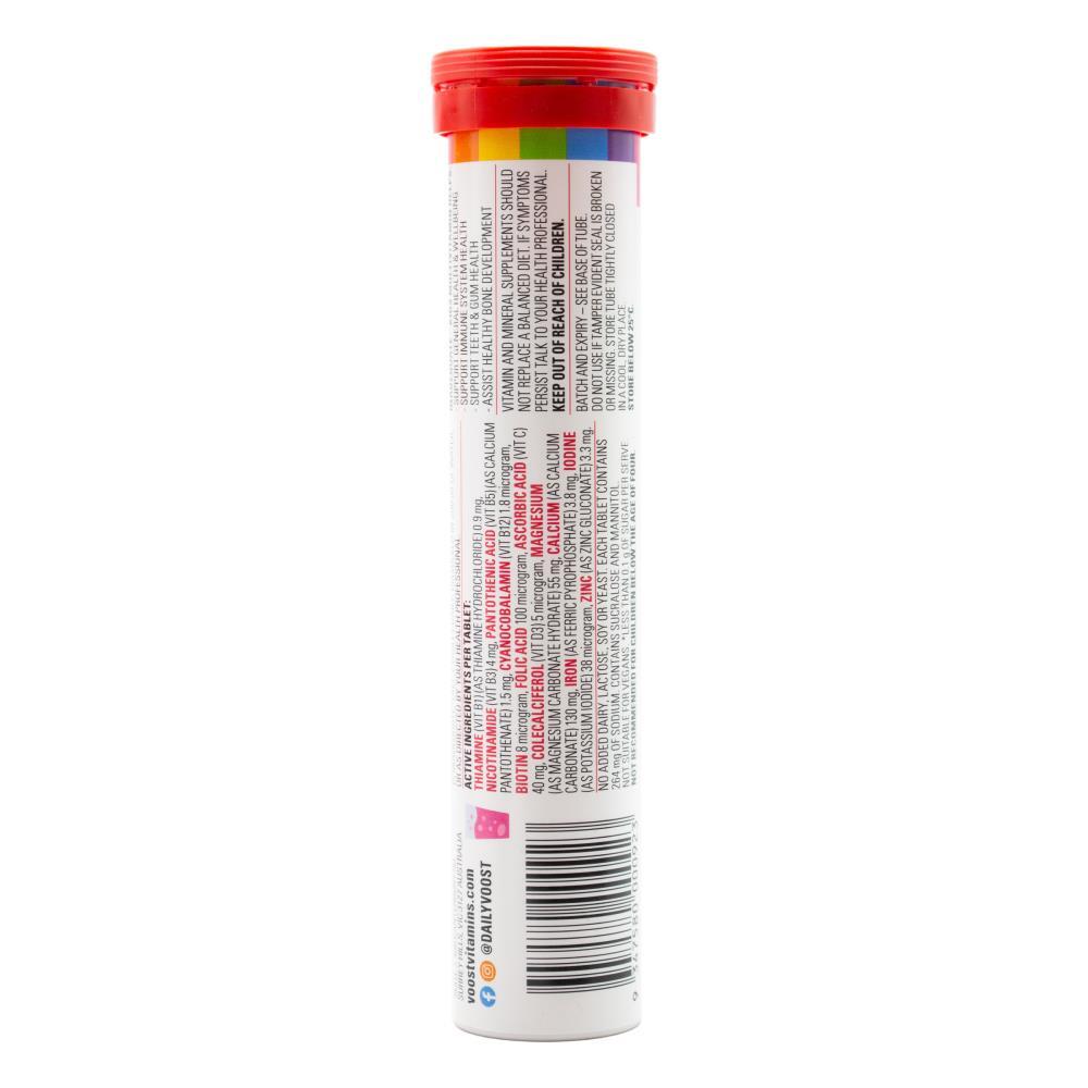 160pc Voost Kids Multivitamin Effervescent Tablets Strawberry Flavour