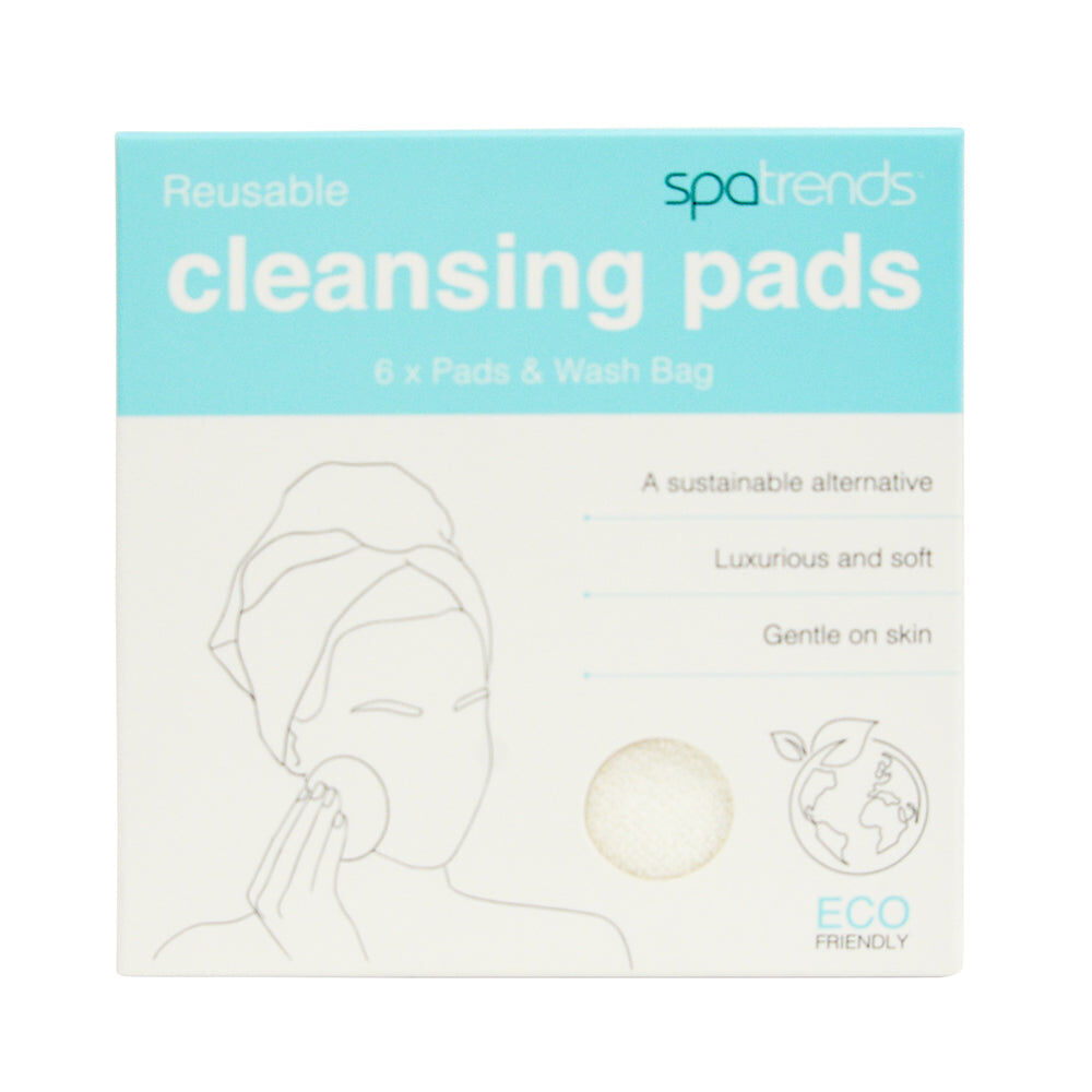 12pc Annabel Trends Spa Trends Bamboo Cleansing Pads Reusable